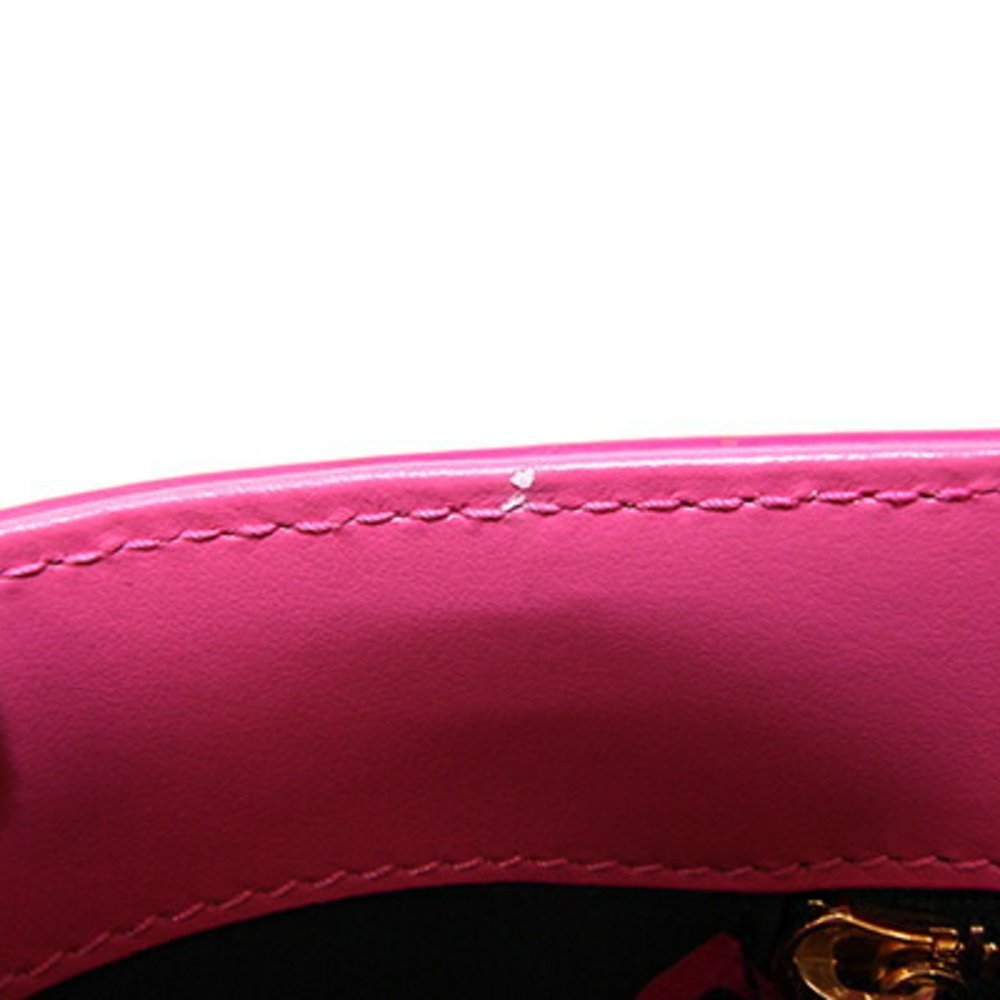 DOLCE & GABBANA Pink Leather Tote Bag - Picture 7 of 9